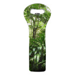 Dominican Rain Forest I Tropical Green Nature Wine Bag