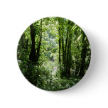 Dominican Rain Forest II Tropical Green Button