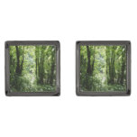 Dominican Rain Forest II Tropical Green Cufflinks