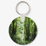 Dominican Rain Forest II Tropical Green Keychain