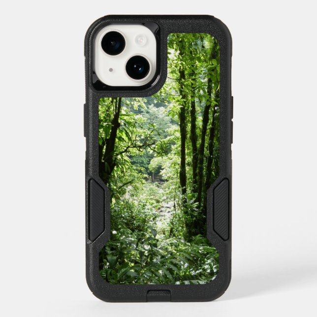 Dominican Rain Forest II Tropical Green Otterbox iPhone Case (Back)
