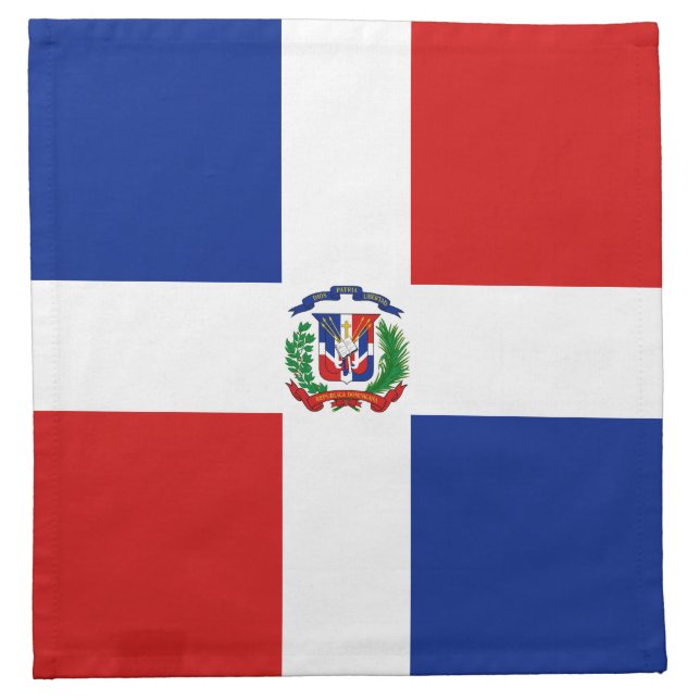 Dominican Rep. Flag Napkin (Front)