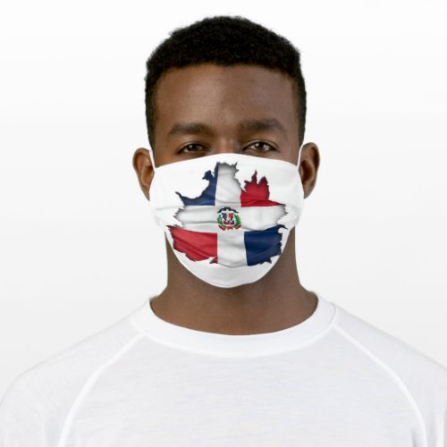 Dominican Replublic Pride Adult Cloth Face Mask