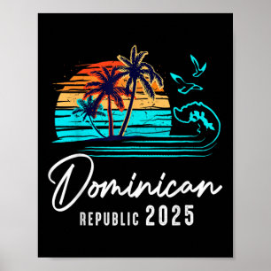 Dominican Republic 2025 Summer Vacation Matching F Poster