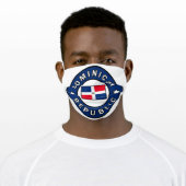 Dominican Republic Adult Cloth Face Mask (Worn)
