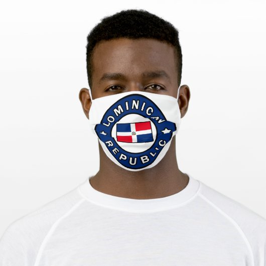 Dominican Republic Adult Cloth Face Mask (Worn)