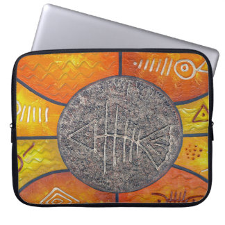 Dominican Republic Art Laptop Computer Sleeve