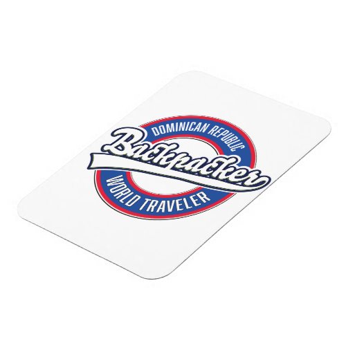 Dominican Republic backpacker world traveler Magnet