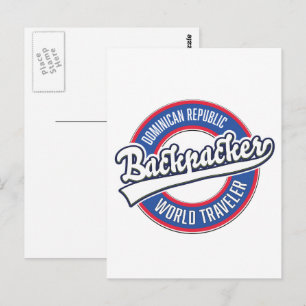 Dominican Republic backpacker world traveler Postcard