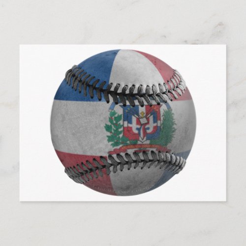 Dominican Republic Baseball Postcard