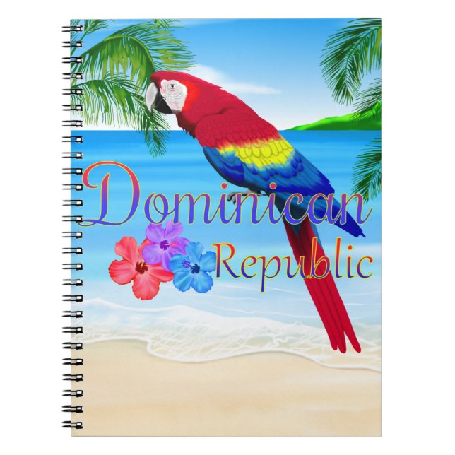 Dominican Republic Beach Notebook (Front)