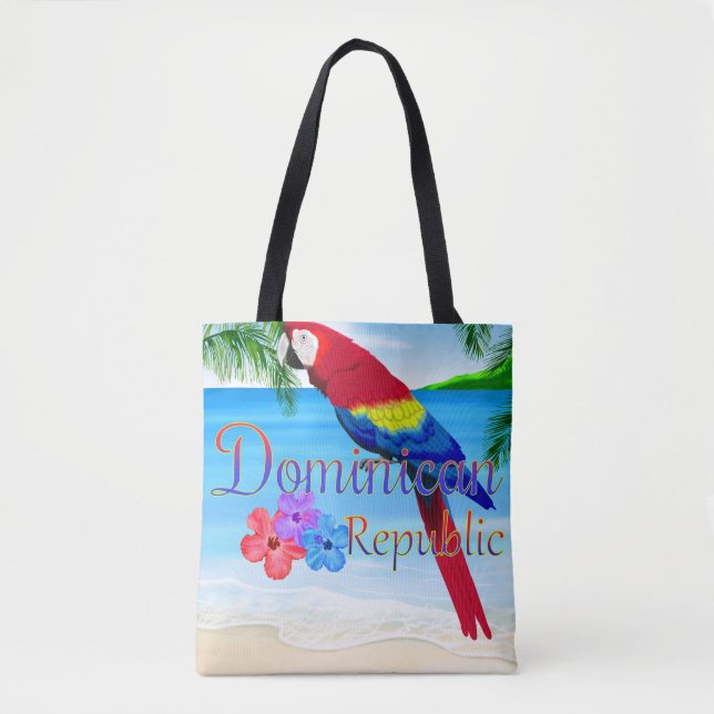 Dominican Republic Beach Tote Bag (Front)