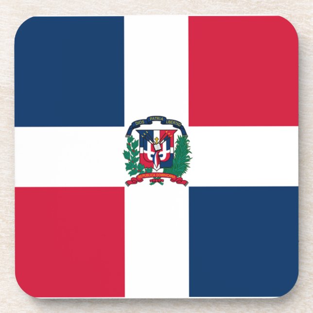 Dominican Republic Beverage Coaster (Front)