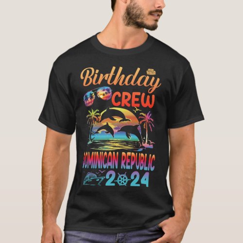 Dominican Republic Birthday Trip Vacation 2024 Mat T_Shirt