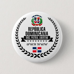 Dominican Republic Button