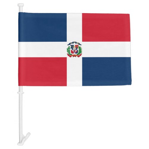 Dominican Republic Car Flag