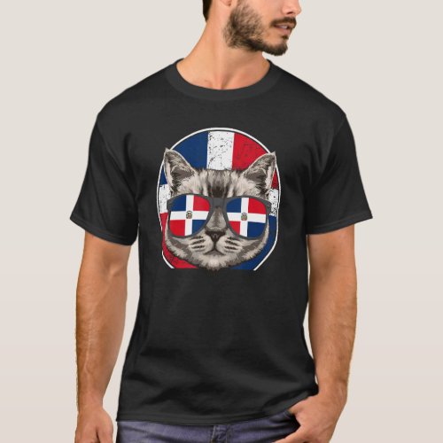 Dominican Republic Cat Dominican Republic T_Shirt