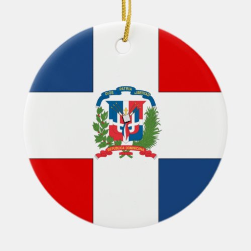 Dominican Republic Ceramic Ornament