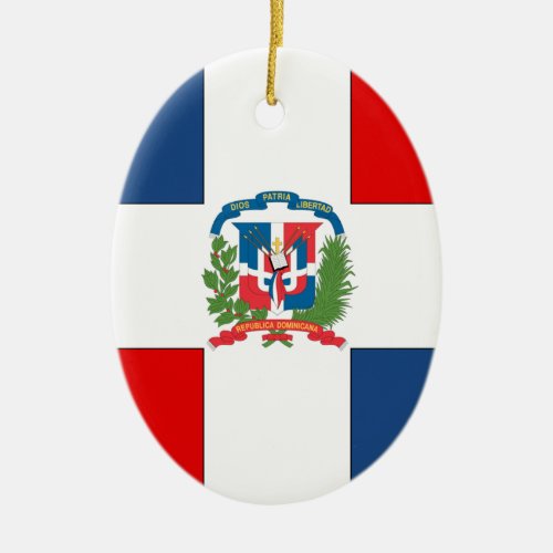 Dominican Republic Ceramic Ornament