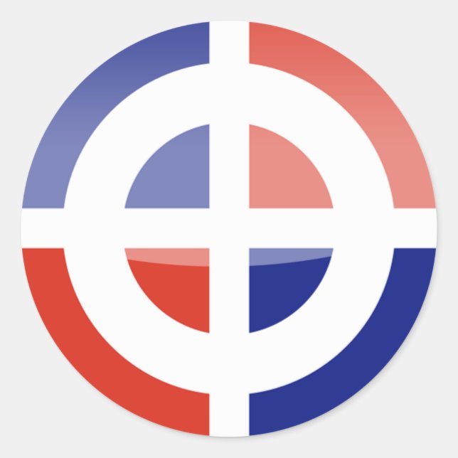 dominican_republic classic round sticker (Front)