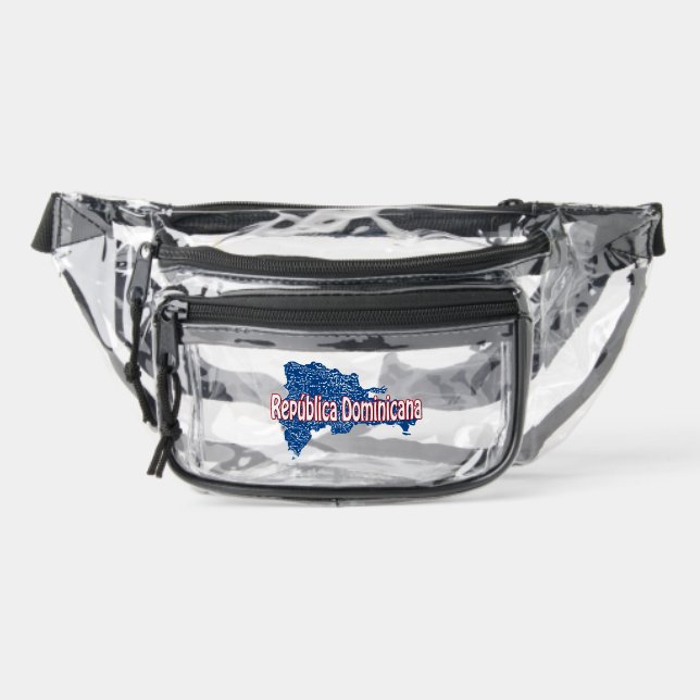 Dominican Republic Clear Fanny Pack (Front)
