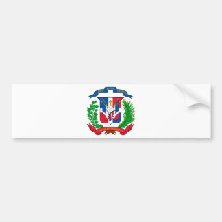 Dominican Republic Coat of Arms Bumper Sticker