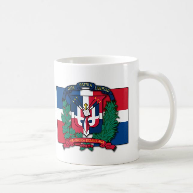 Dominican Republic Coat of Arms Coffee Mug (Right)