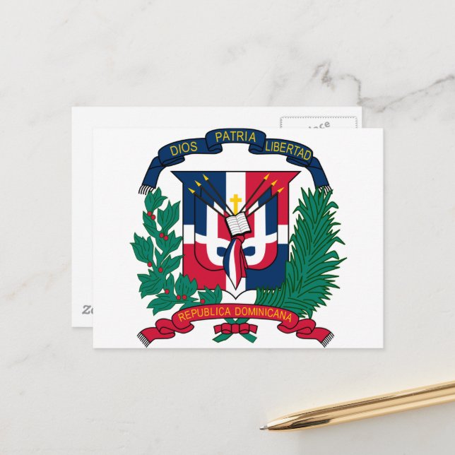 2-Pack Dominican Coat Of Arms Cell Phone Sticker – Dominican Republic Flag Graphic, DOM DO
