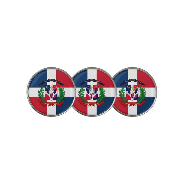 Dominican Republic coat of arms Golf Ball Marker (3 Up)