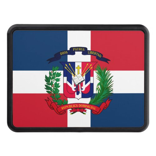 Dominican Republic coat of arms Hitch Cover