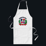 Dominican Republic coat of arms Long Apron<br><div class="desc">Coat of arms of the Dominican Republic.</div>