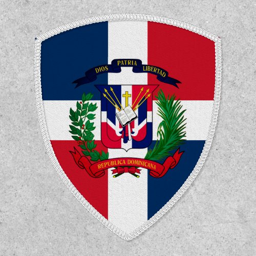 Dominican Republic coat of arms Patch