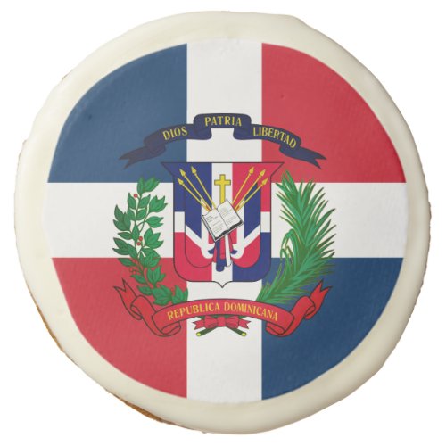 Dominican Republic coat of arms Sugar Cookie