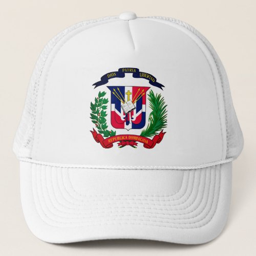 Dominican Republic coat of arms Trucker Hat