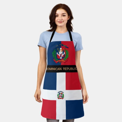 Dominican Republic Cooking Flag Chefs kitchen Apron