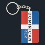 dominican republic country flag symbol name text keychain<br><div class="desc">dominican republic country flag symbol name text</div>