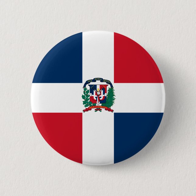 Dominican Republic, Denmark Button (Front)