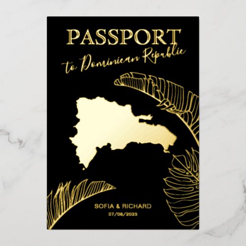Dominican Republic Destination Wedding Passport