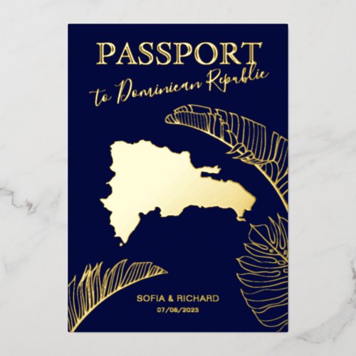 Dominican Republic Destination Wedding Passport