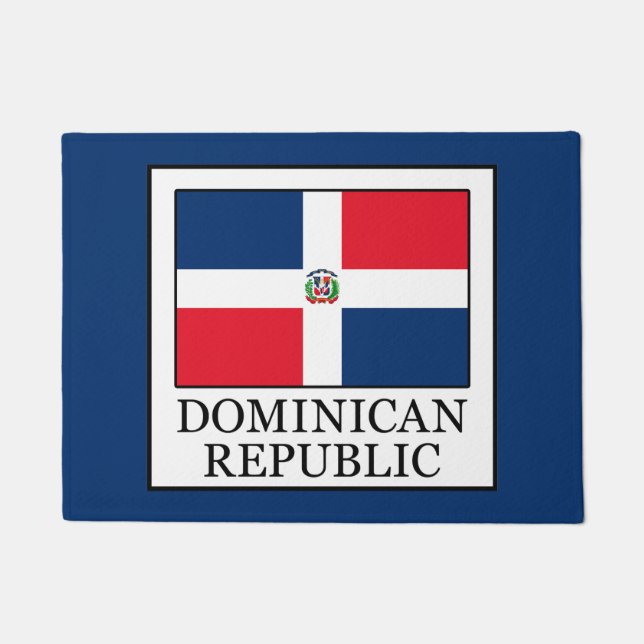 Dominican Republic Doormat (Front)
