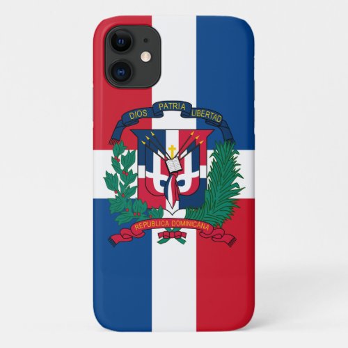 dominican republic emblem iPhone 11 case