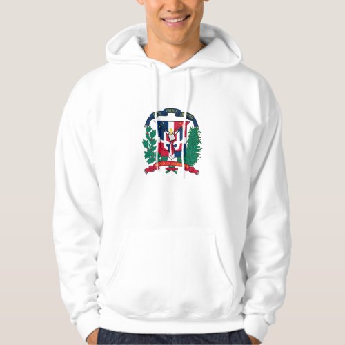 dominican republic emblem hoodie