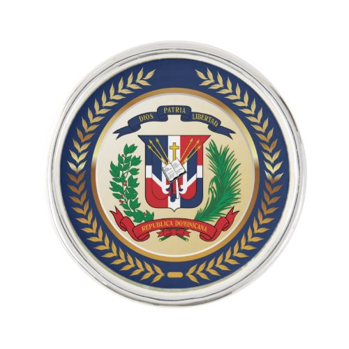 Dominican Republic Emblem Lapel Pin