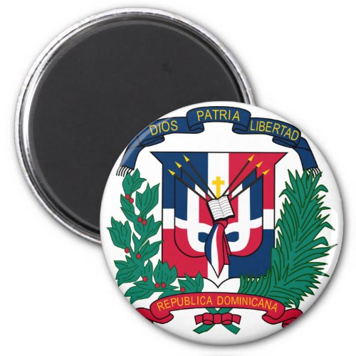 dominican republic emblem magnet