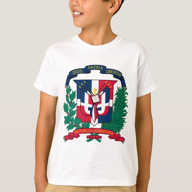 dominican republic emblem T-Shirt (Front)