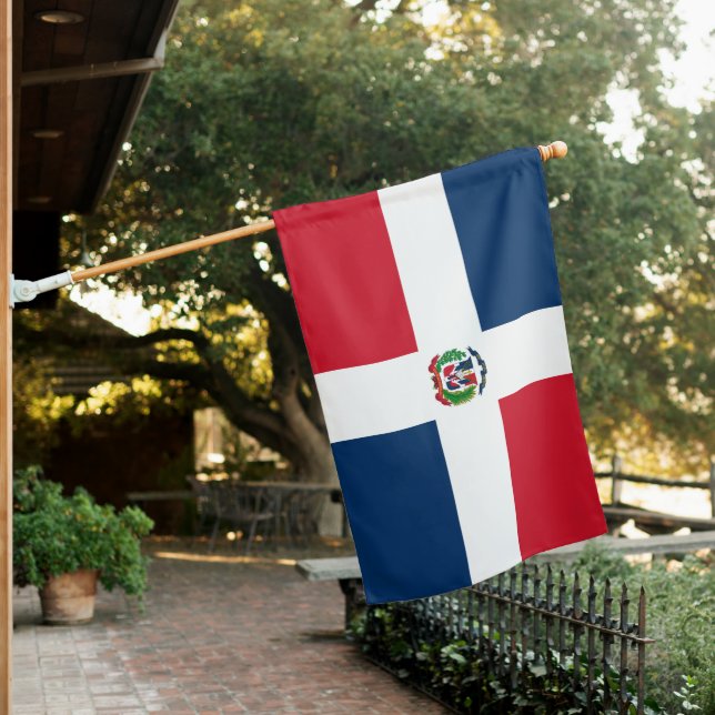 Dominican Republic flag (In SItu)