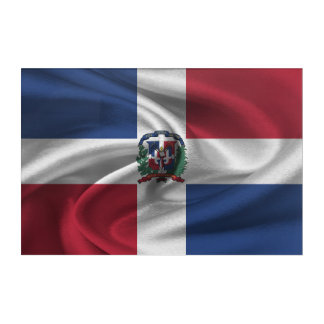 Dominican Republic Flag Acrylic Print