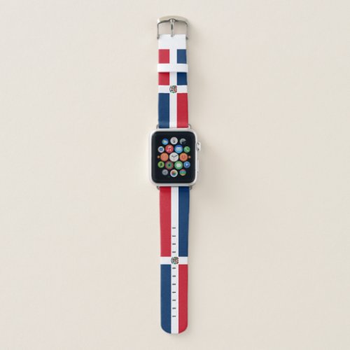 Dominican Republic Flag Apple Watch Band