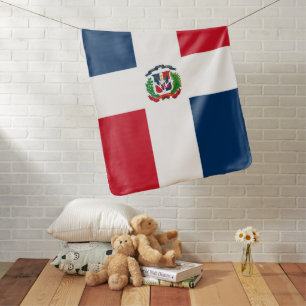 Dominican Republic flag Baby Blanket