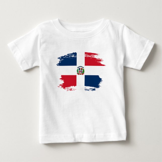 Dominican Republic flag Baby T-Shirt (Front)